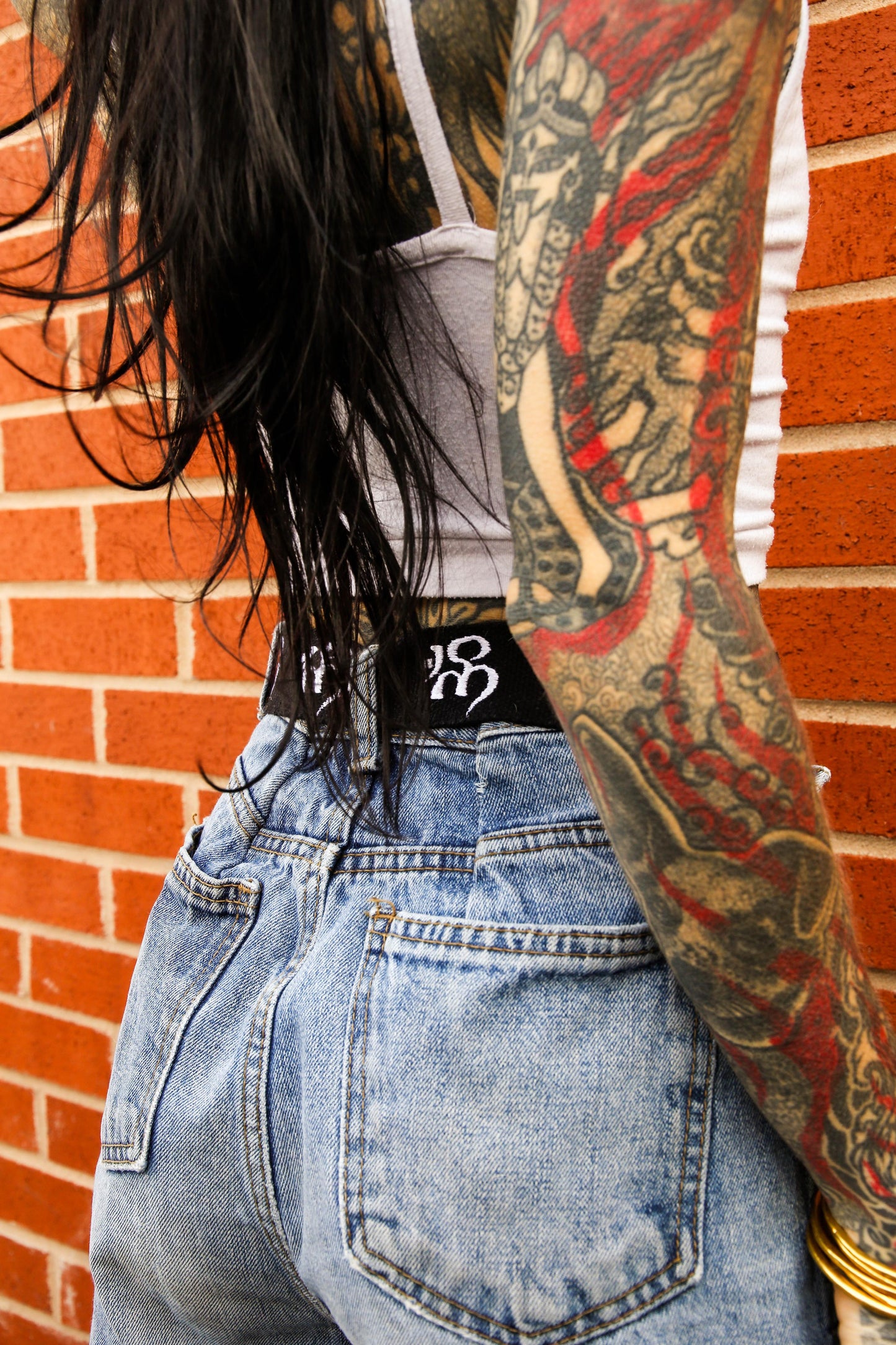 Classic Apparel: Embroidered Om Belt (Limited Edition)