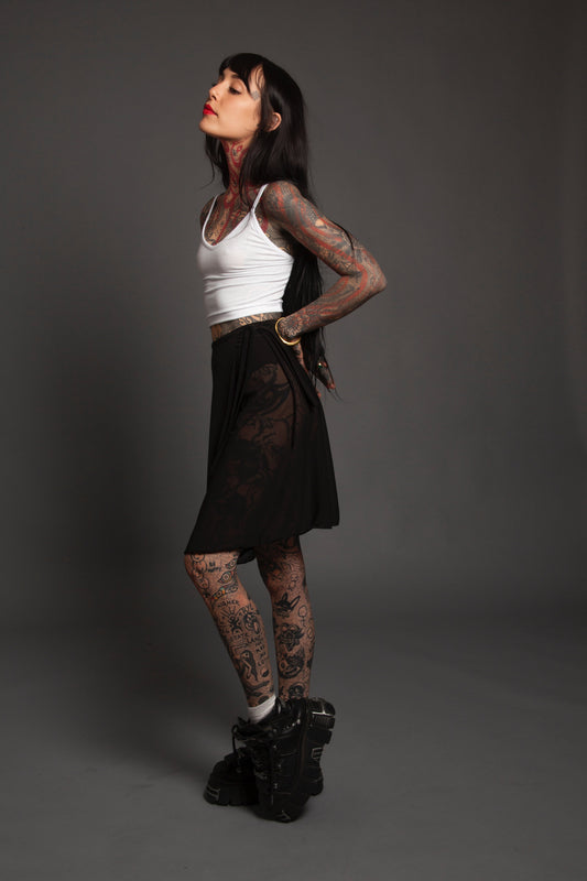 Classic Apparel: Sheer Ballerina MIDI Skirt