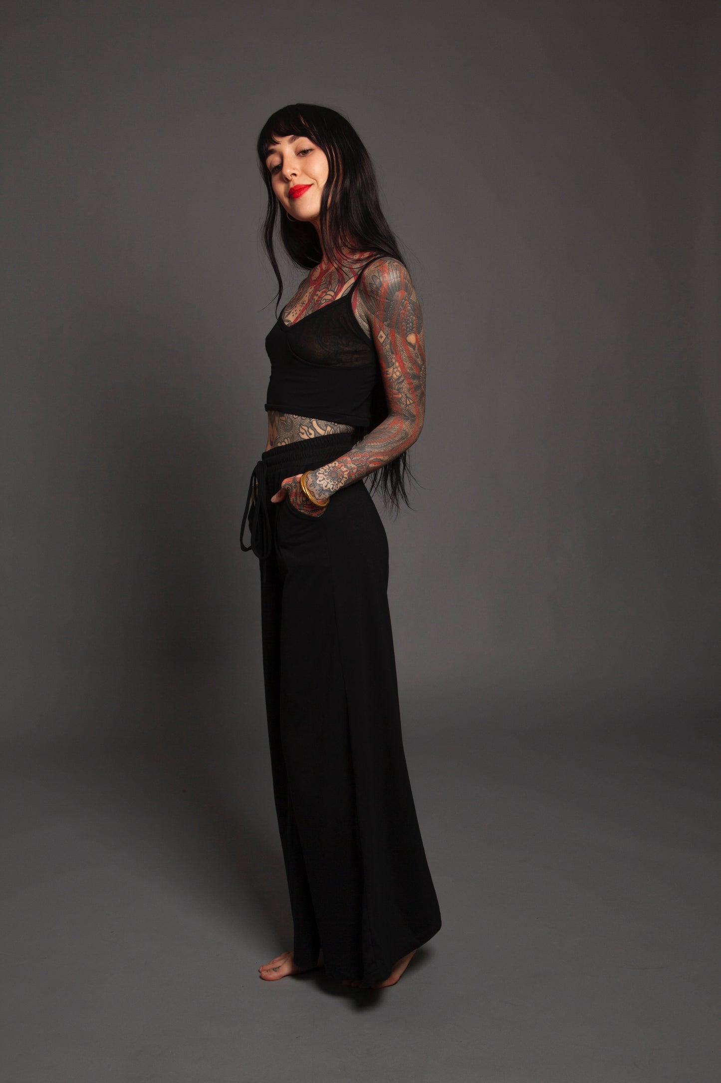 Classic Apparel: XXXtra Soft PJ Set With Wide Leg Pants