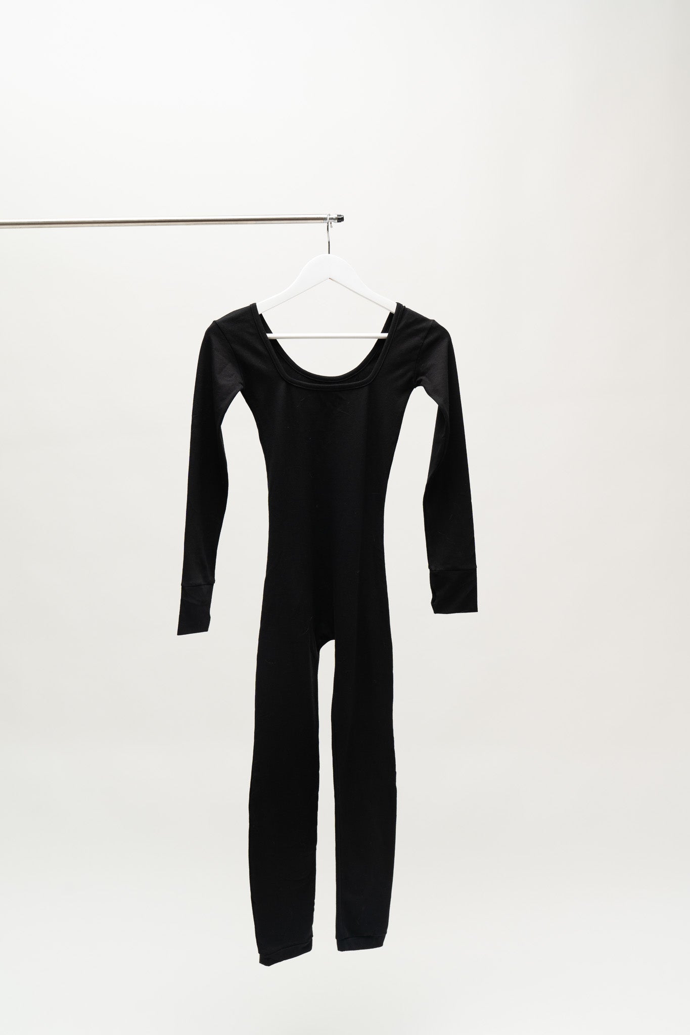 Classic Apparel: Form Fitting Jumpsuit With Thumbholes