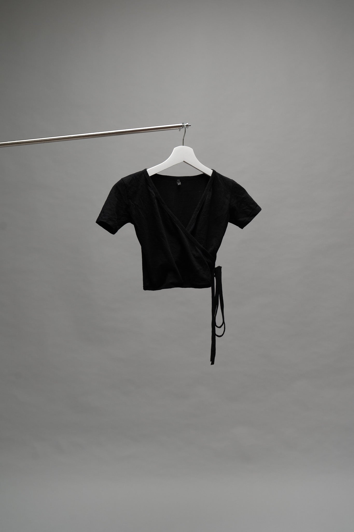 Classic Apparel: Wrap Top (Black)