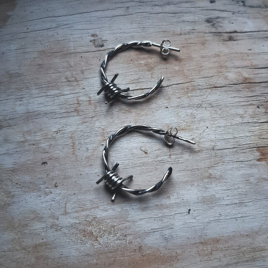 Barbed Wire Earrings