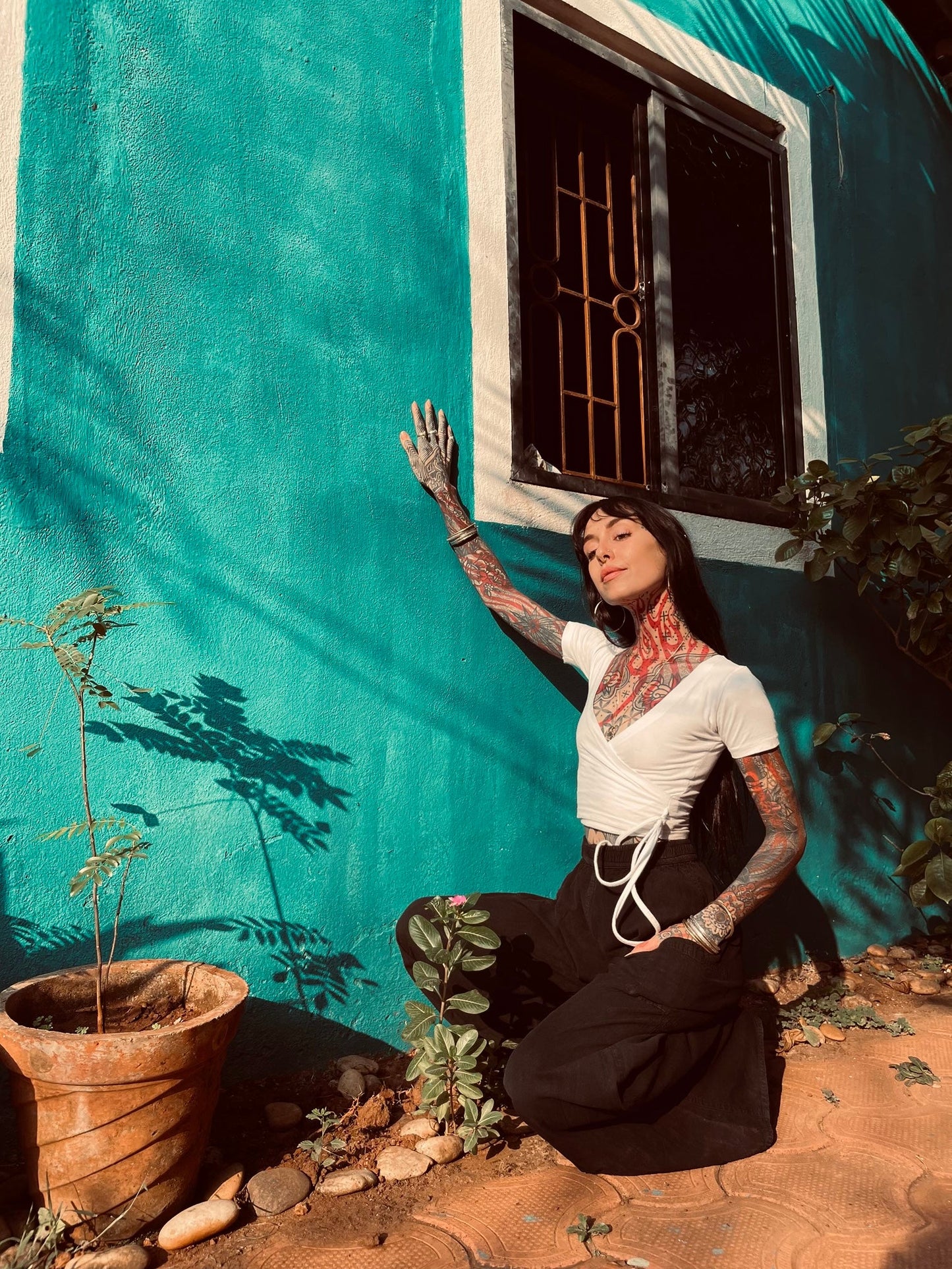 Classic Apparel: Wrap Top (White)