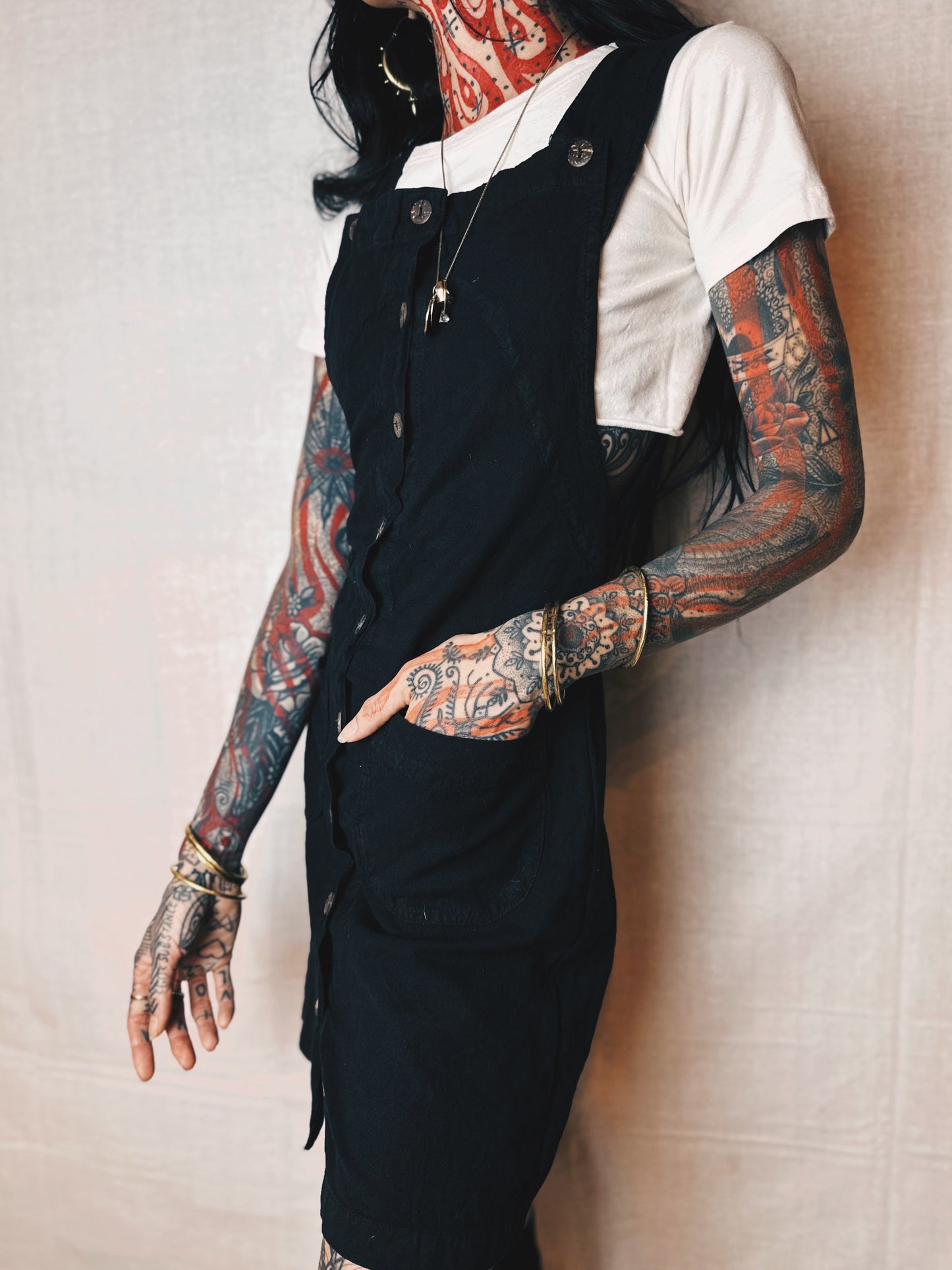 Classic Apparel: White XXXtra Crop Tee