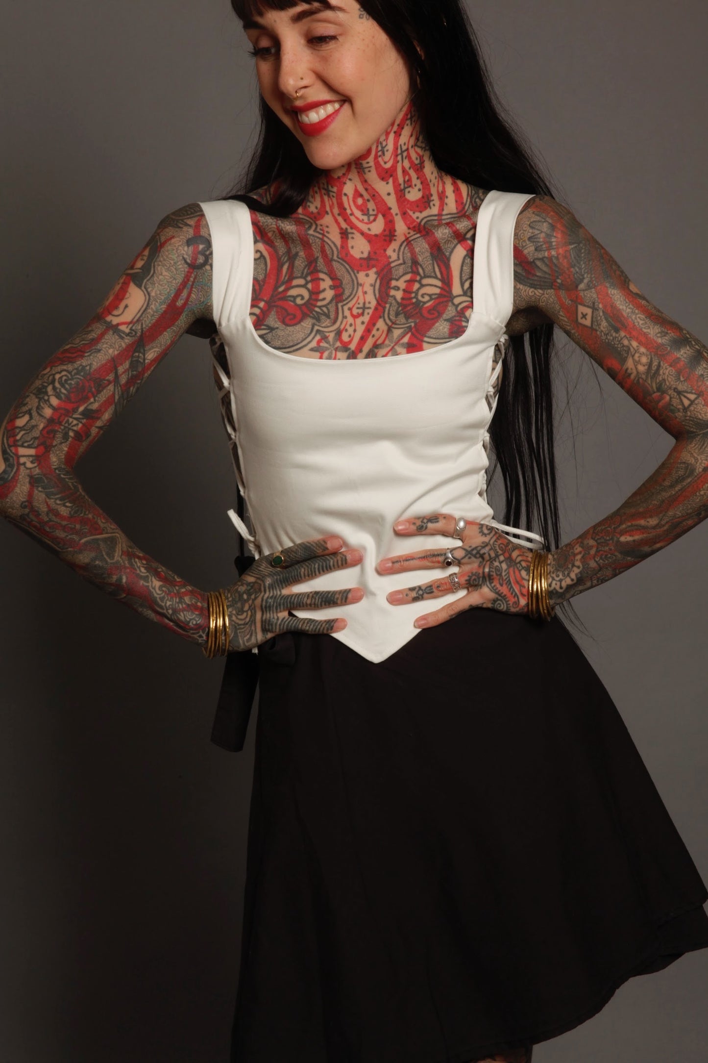 Classic Apparel: White Vivienne Corset