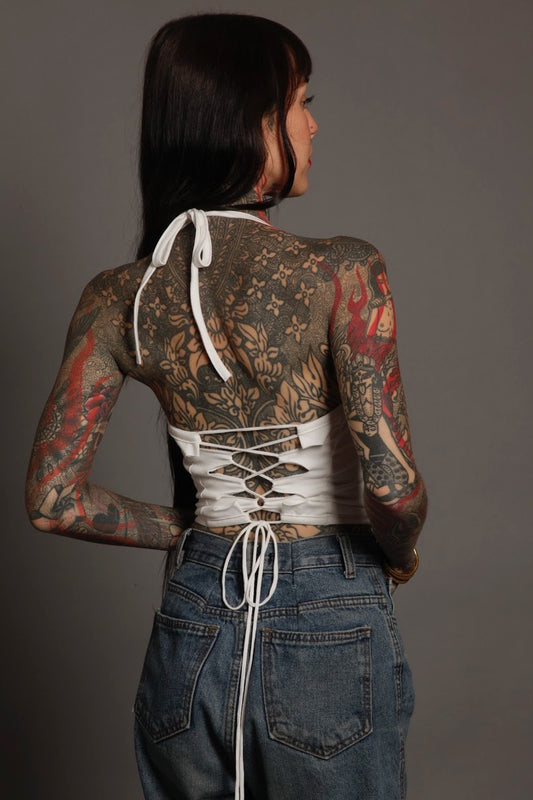 Classic Apparel: White Halter