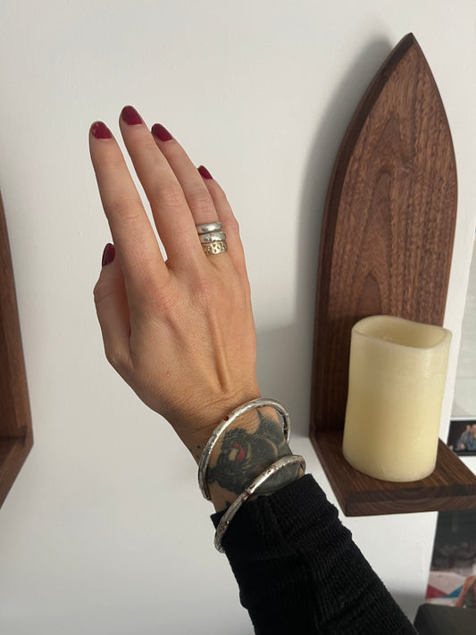 Raw Elegance "Luna" Bangle