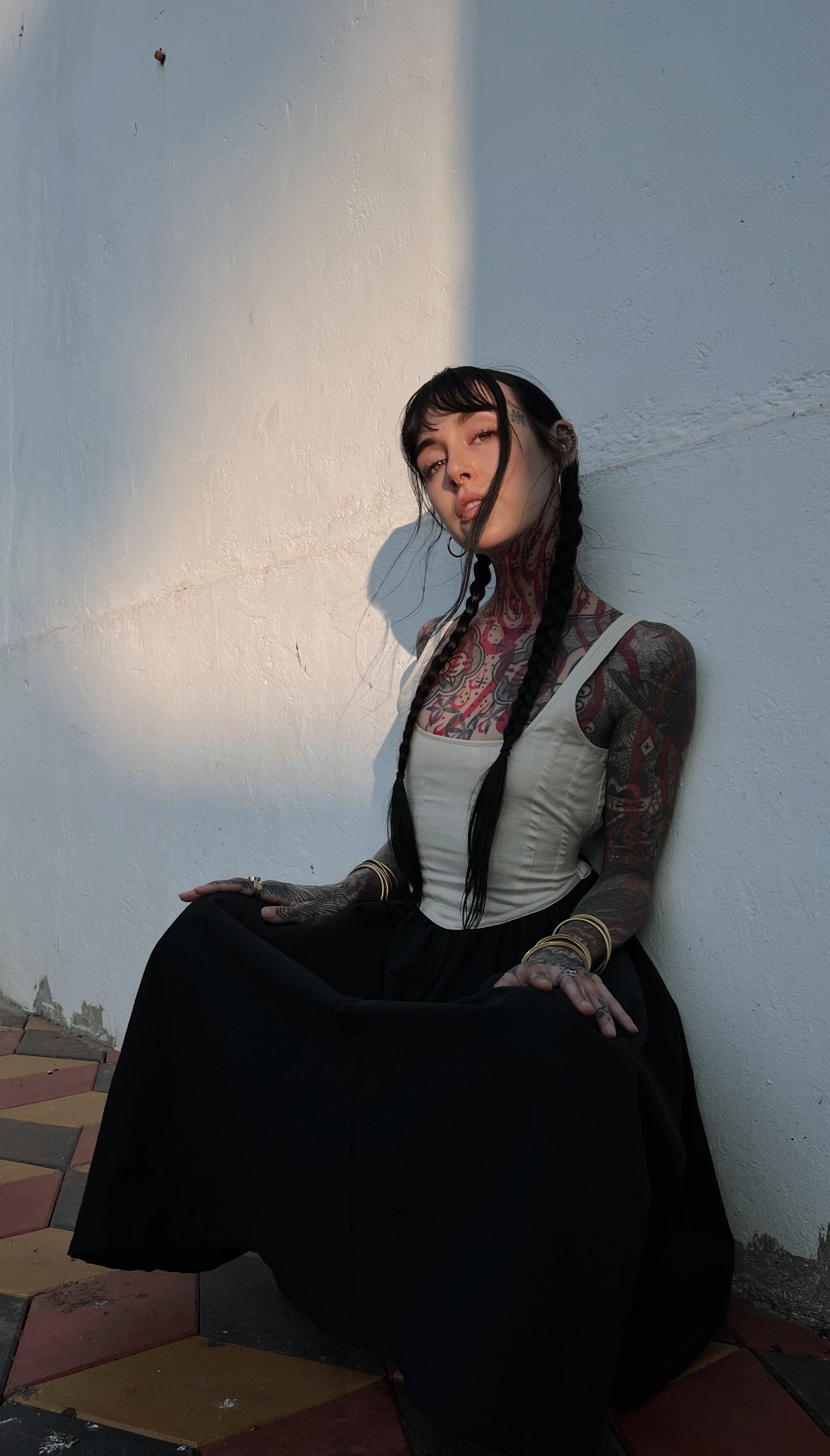 Classic Apparel: "Sweetheart" Dress (White and Black)