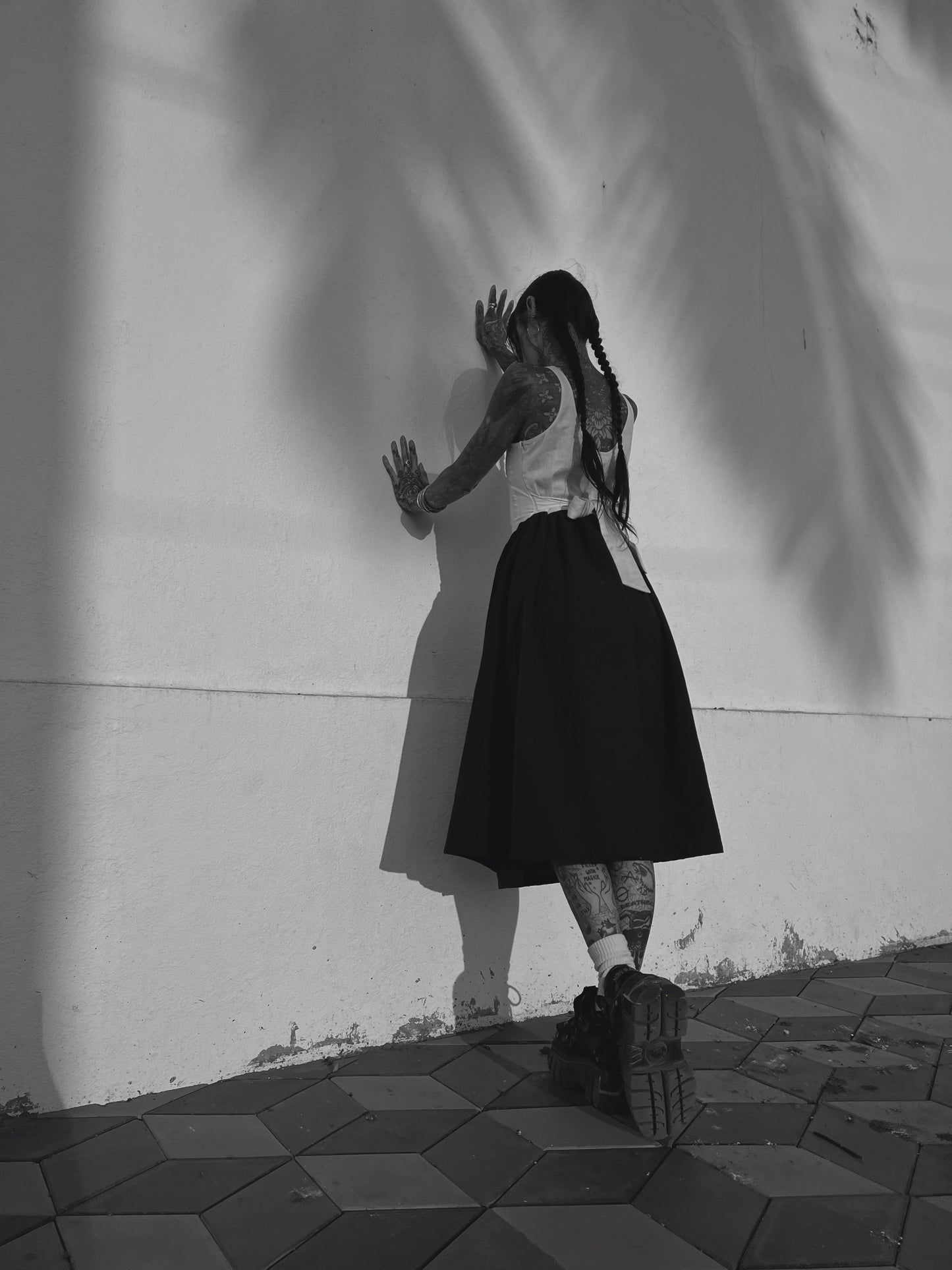 Classic Apparel: "Sweetheart" Dress (White and Black)