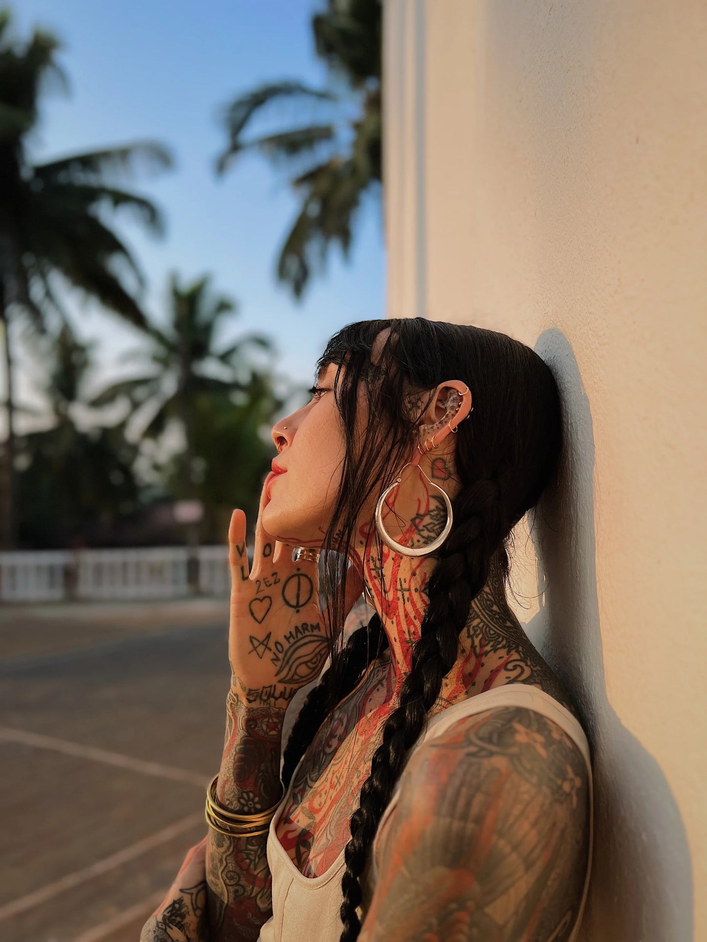 Large Endless "Bali" Hoops