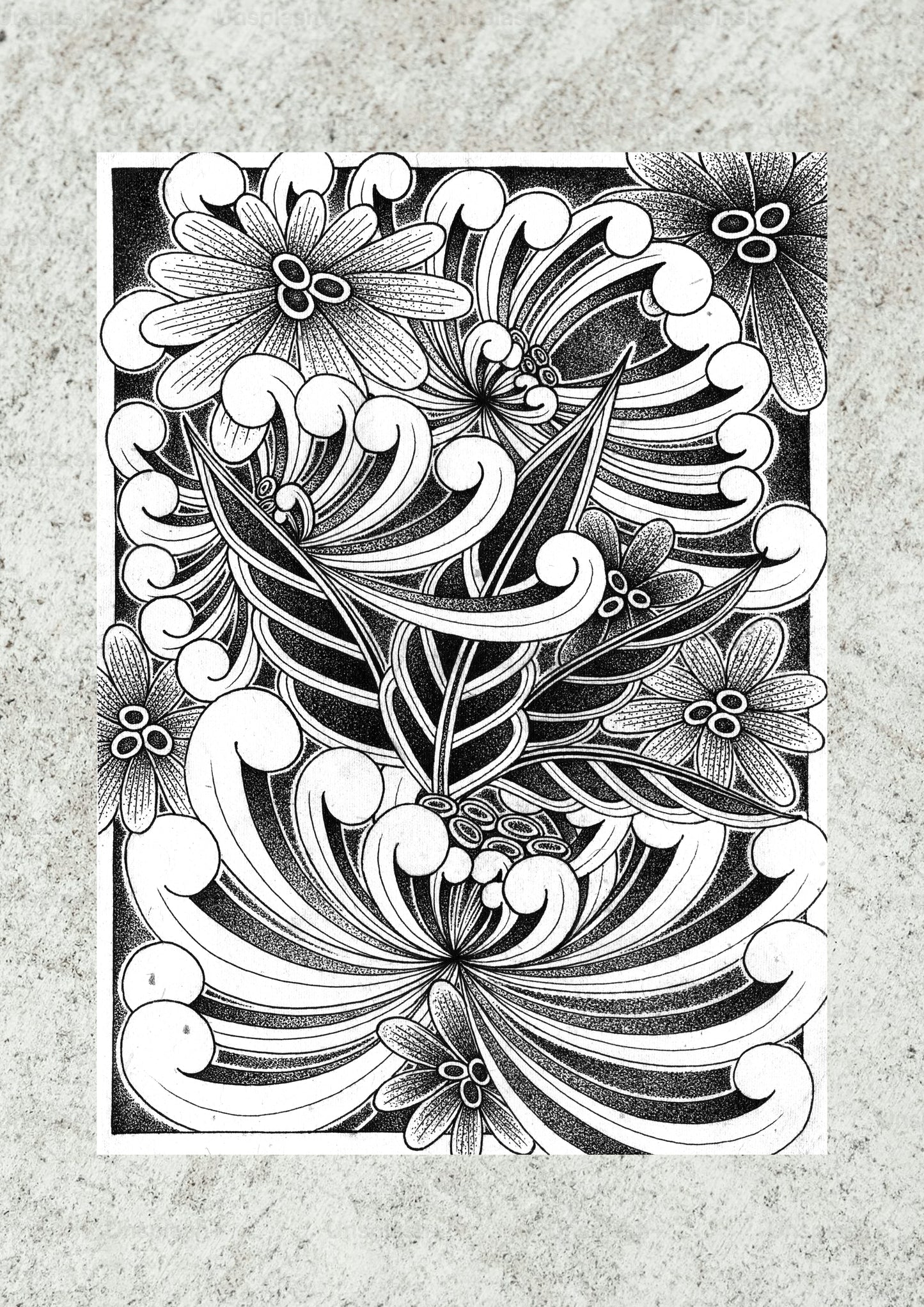 Jungle Bouquet Print (A1)