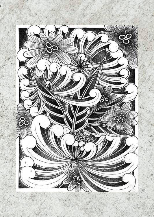 Jungle Bouquet Print (A1)