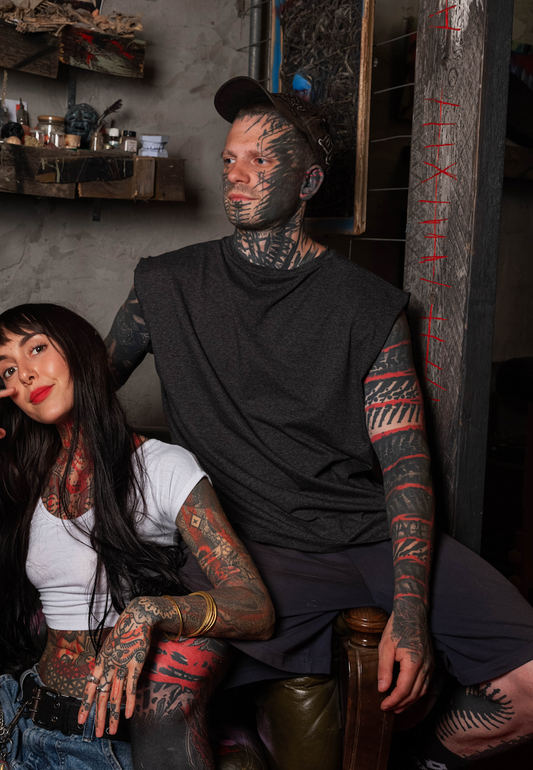 Classic Apparel: Men's Muscle Tee (Gunmetal Grey)