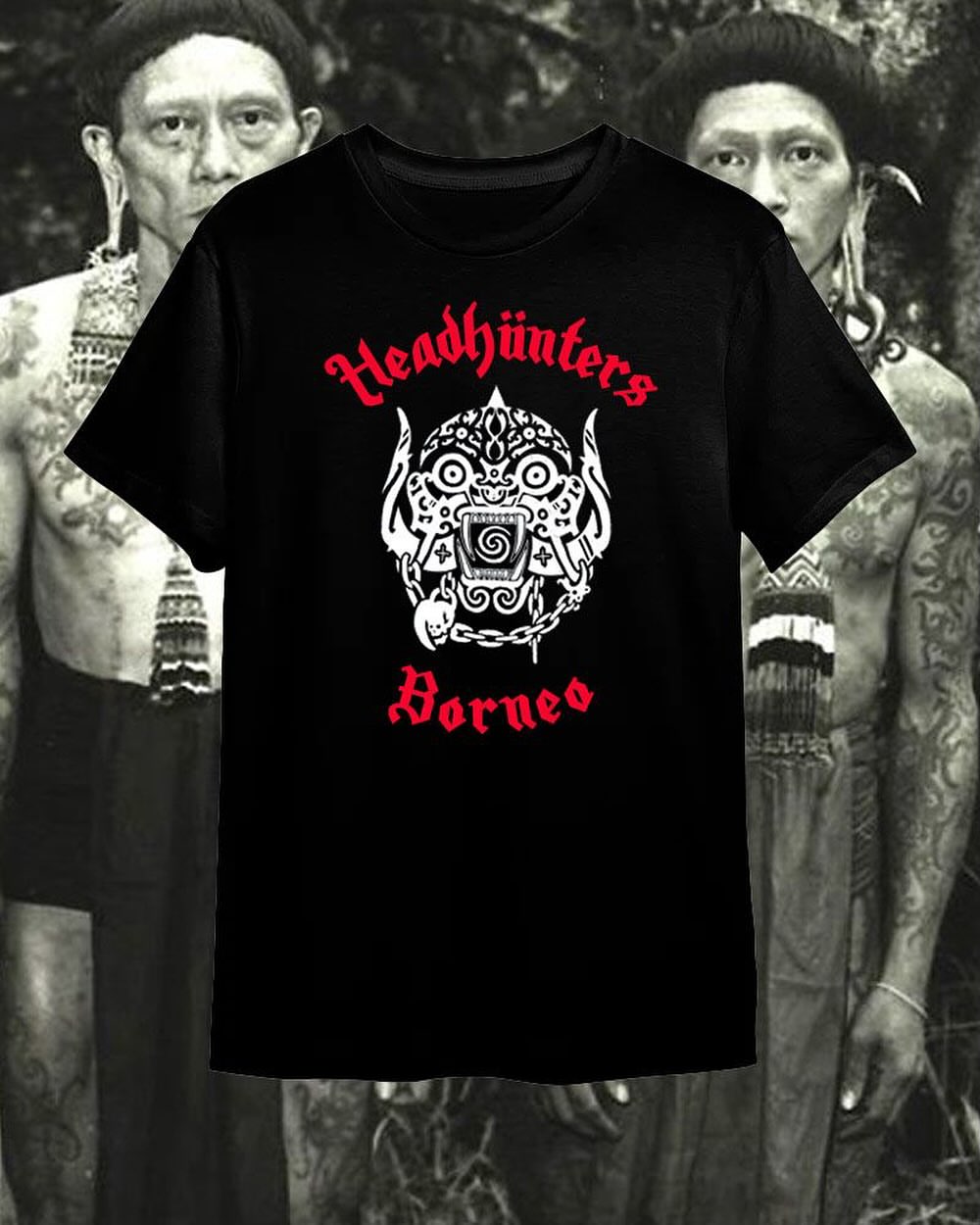 Borneo-inspired Headhunter Tshirt