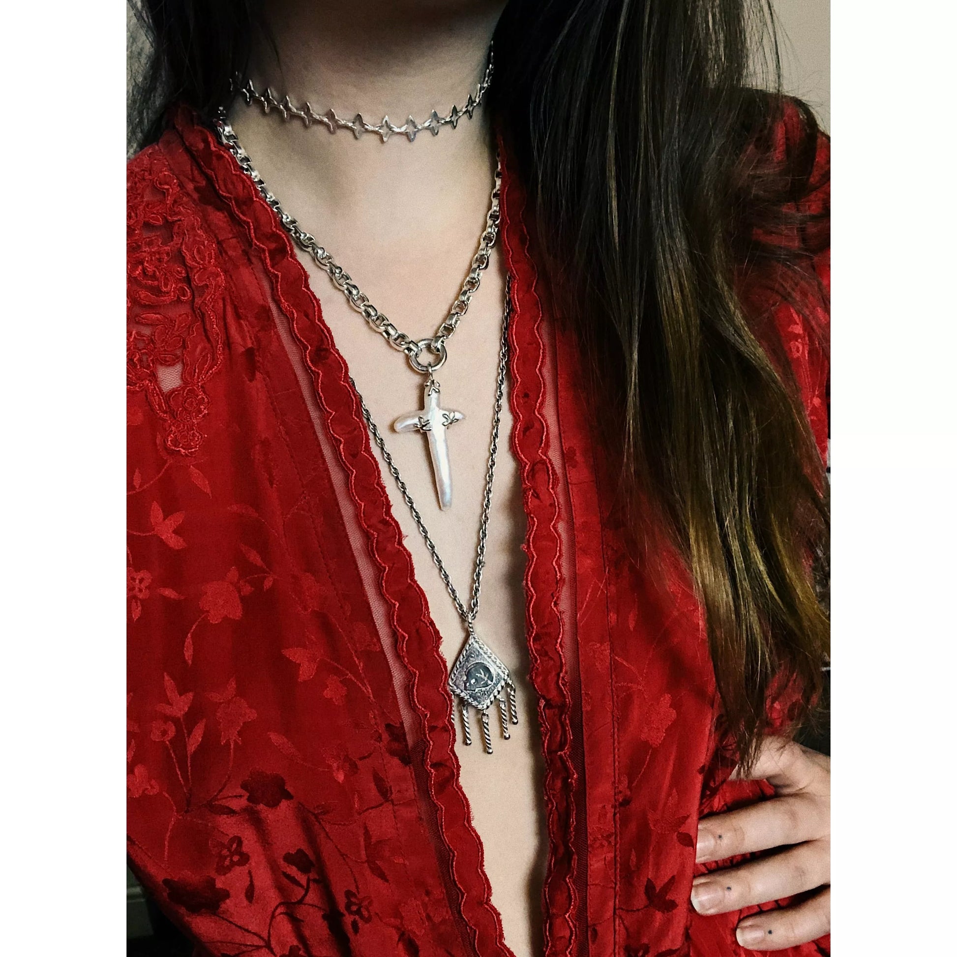 Charm Chain I - Heavy Oval Link Interchangeable Charm Loop Chain - Silver, Yellow or Rose Gold Vermeil - Necklace The Serpents Club