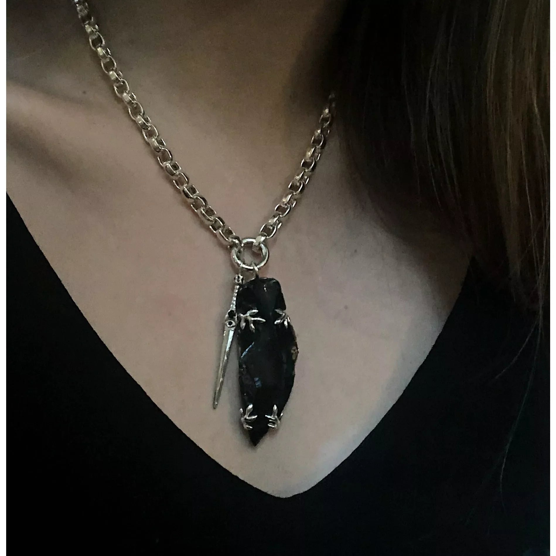 Charm Chain I - Heavy Oval Link Interchangeable Charm Loop Chain - Silver, Yellow or Rose Gold Vermeil - Necklace The Serpents Club