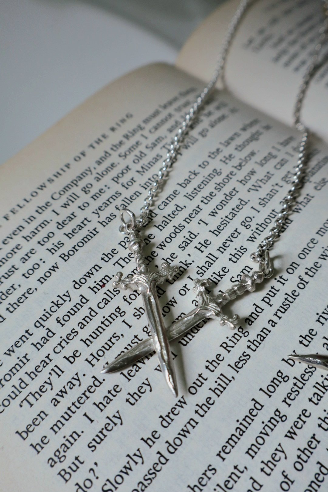 Crossed Swords Pendant
