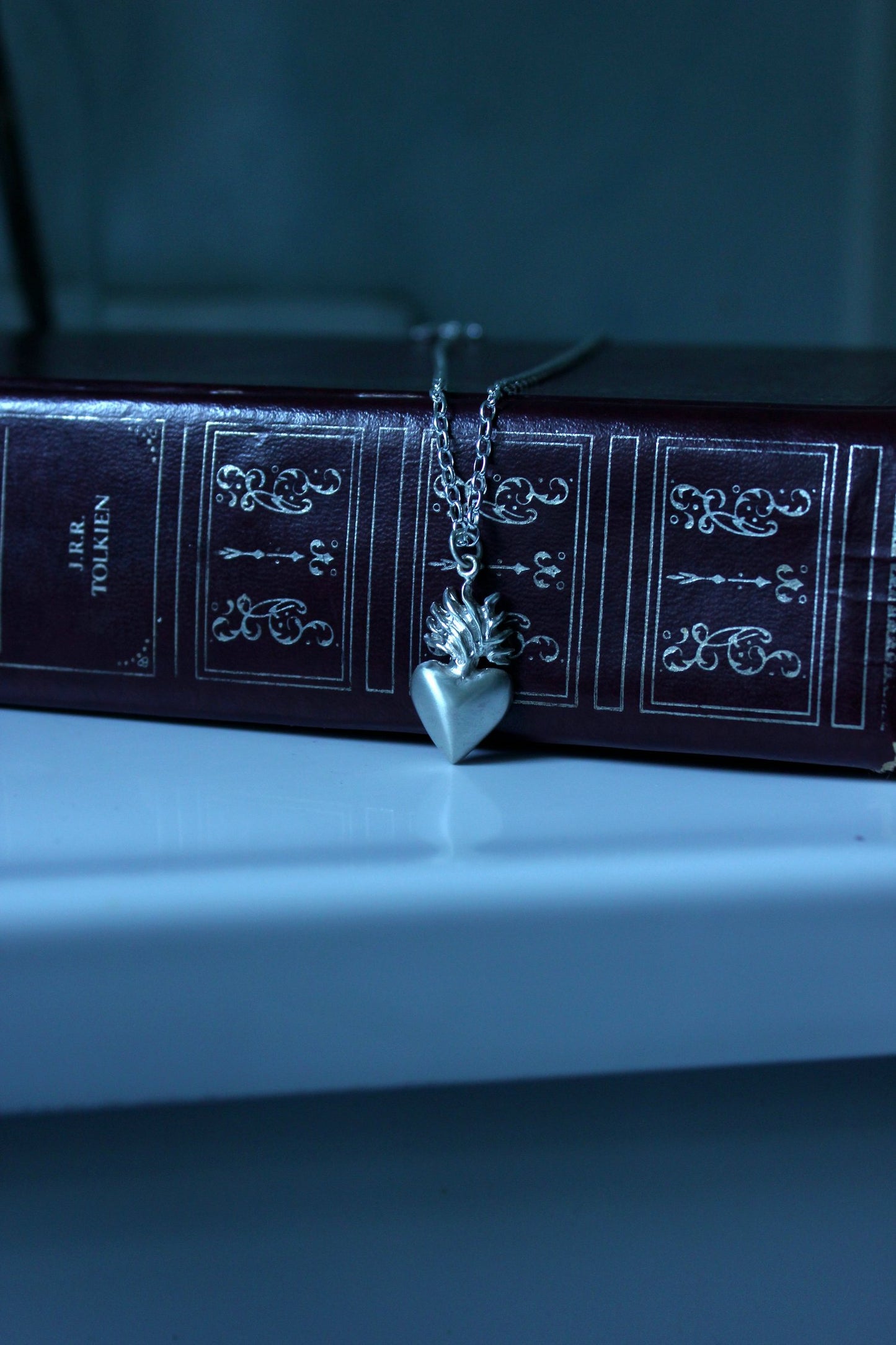 Flaming Heart Pendant (Large)