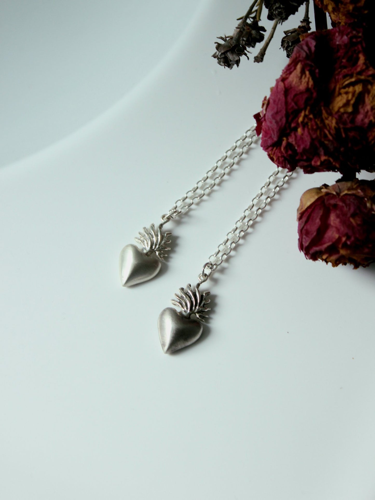 Flaming Heart Pendant (Large)