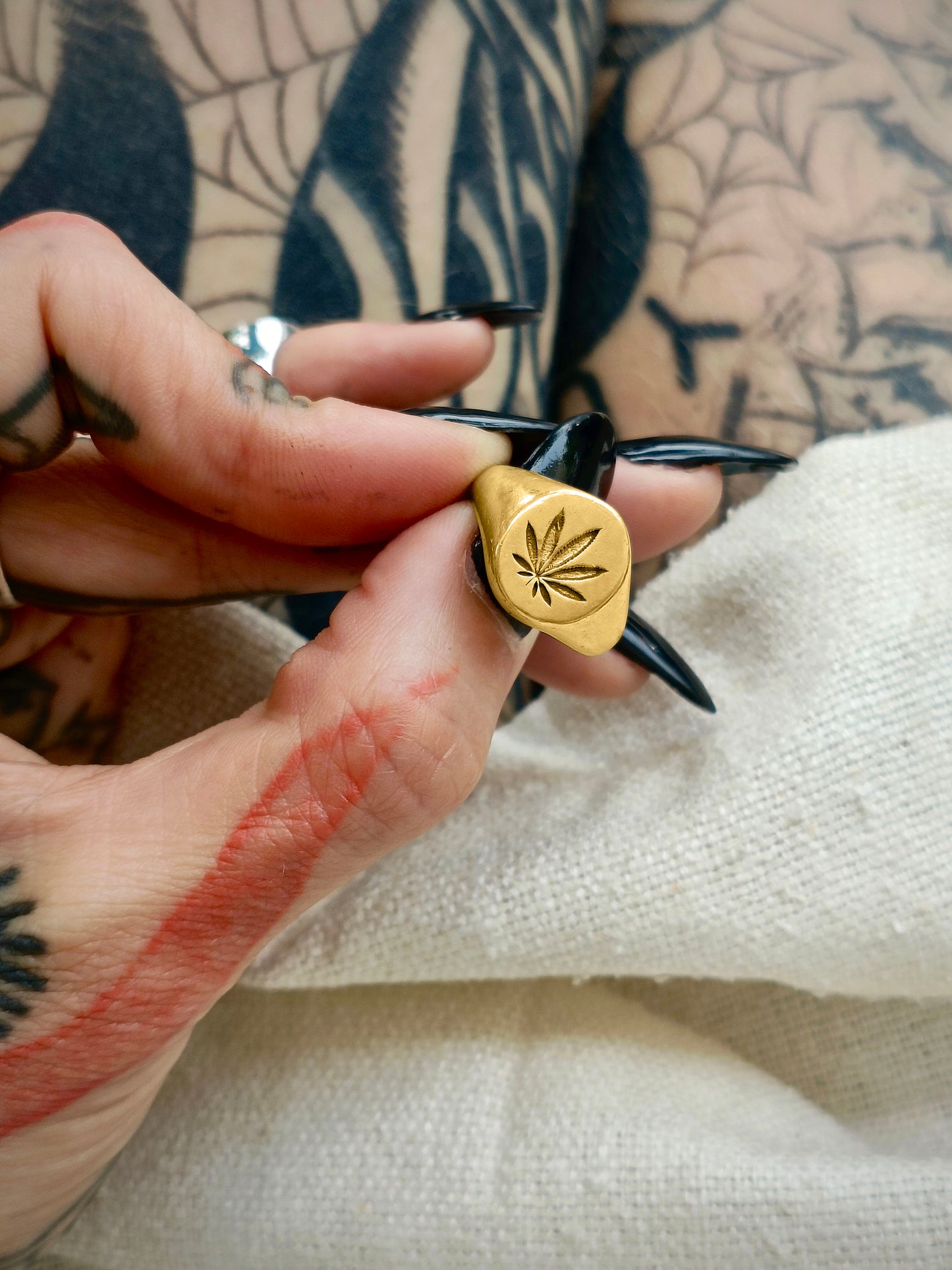 Electric Sun Store X Hannah Pixie Snow: "Mary Jane" OG Kush Ring