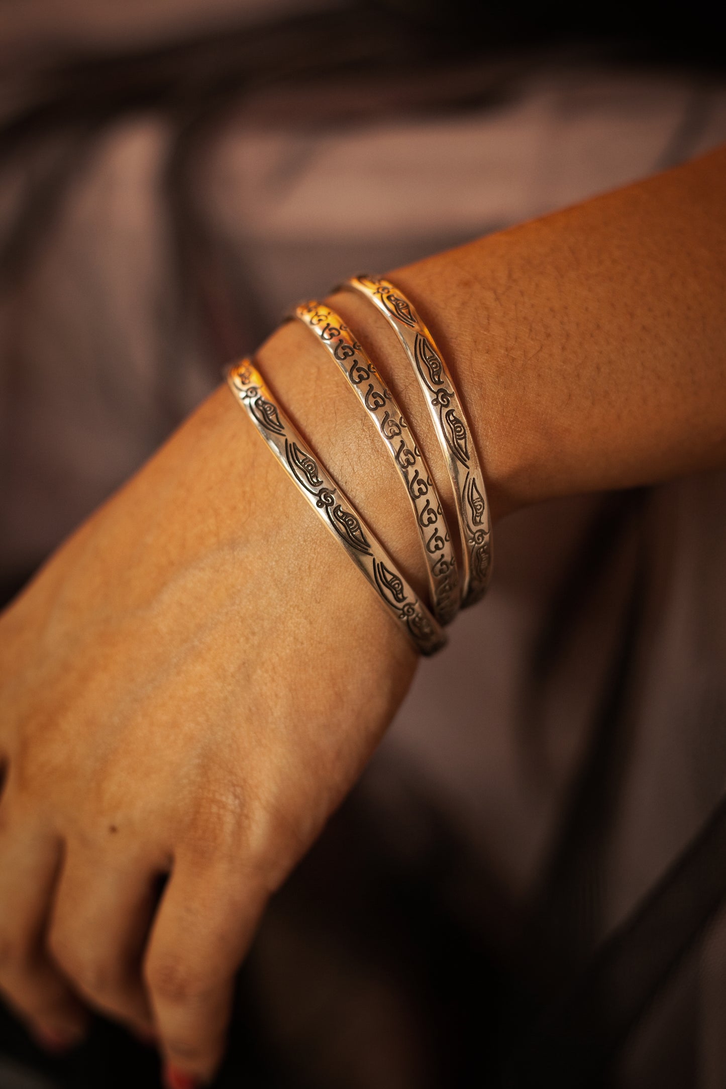 Electric Sun Store X Hannah Pixie Snow: OM Bangle