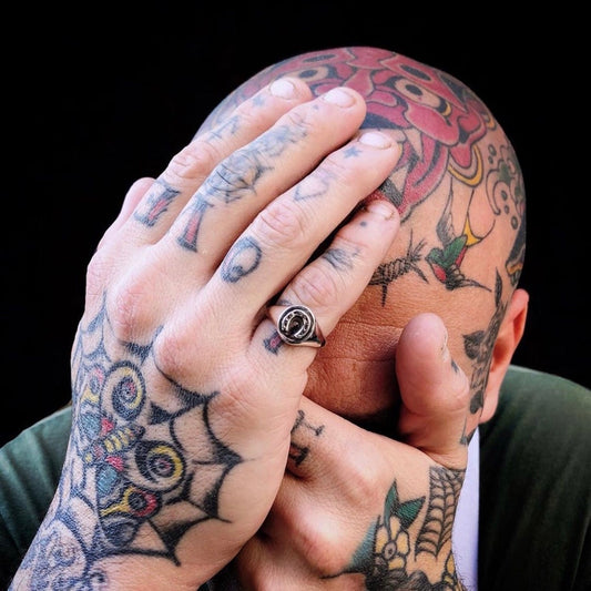 "Good Luck" Horseshoe Ring