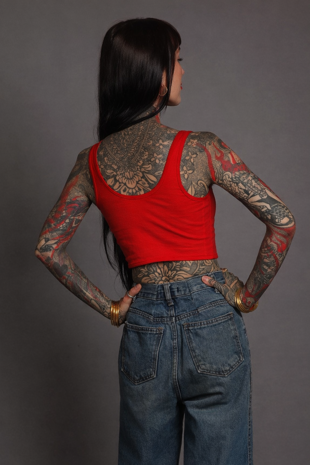Classic Apparel: Soft Red Corset Vest (Ready to Ship)