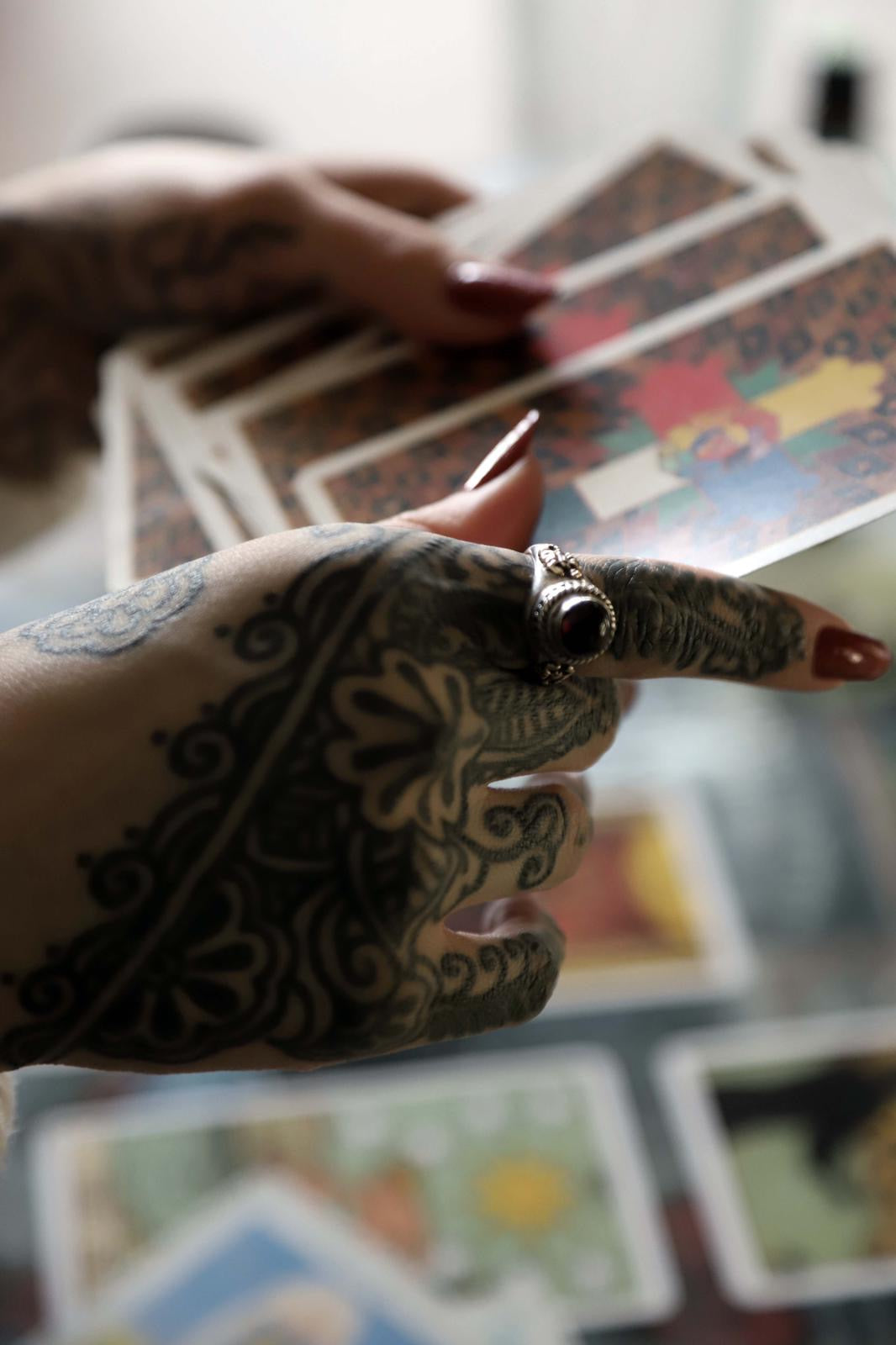 The Sacred Scorpion Ring With Garnet