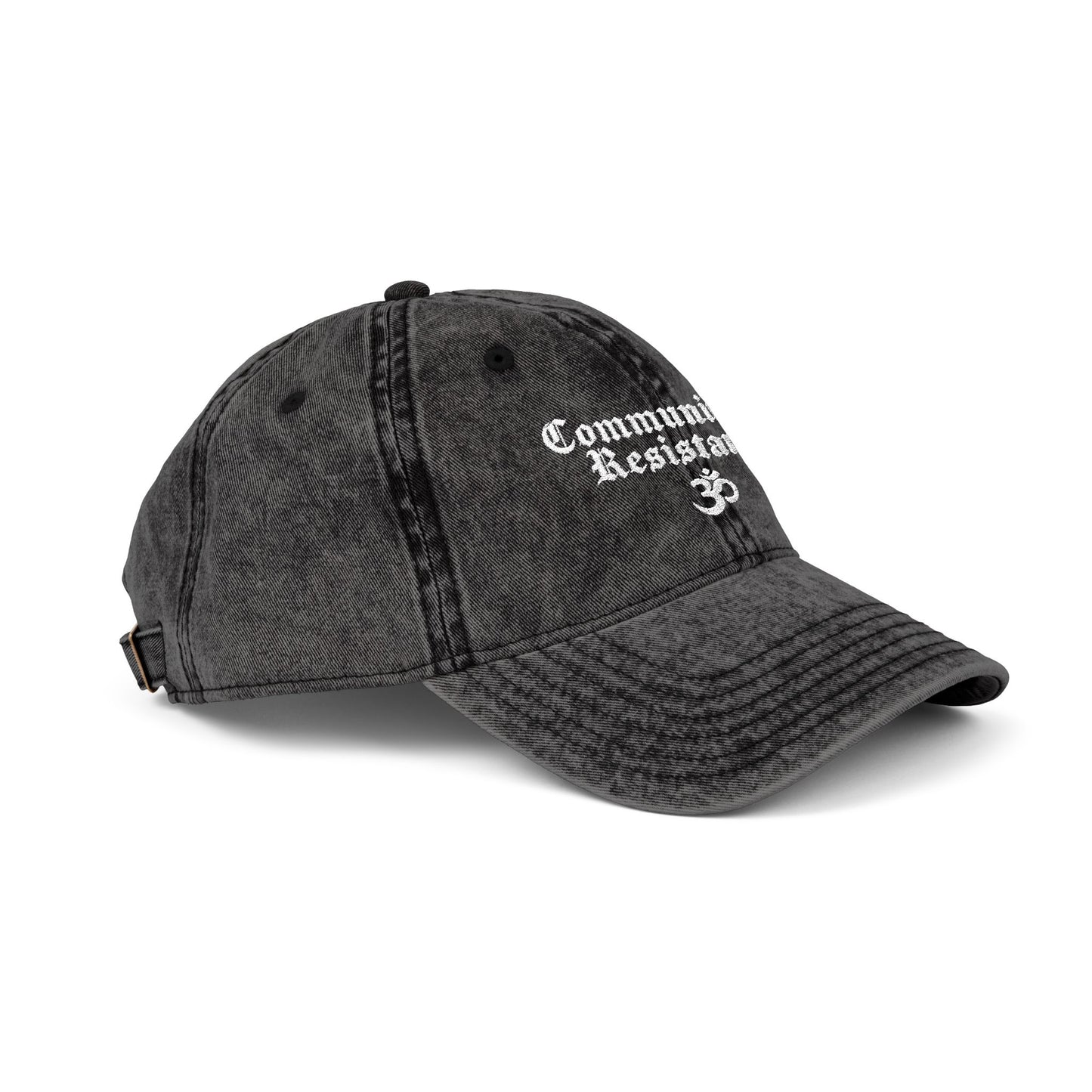 Community Is Resistance Embroidered Vintage Cap