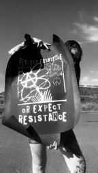 RESPECT EXISTENCE SPRAYED POSTER