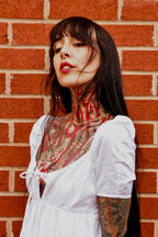 Baby Doll Dress in China White