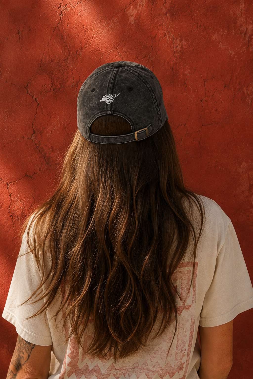 'UNGOVERNABLE' Embroidered Distressed Cap
