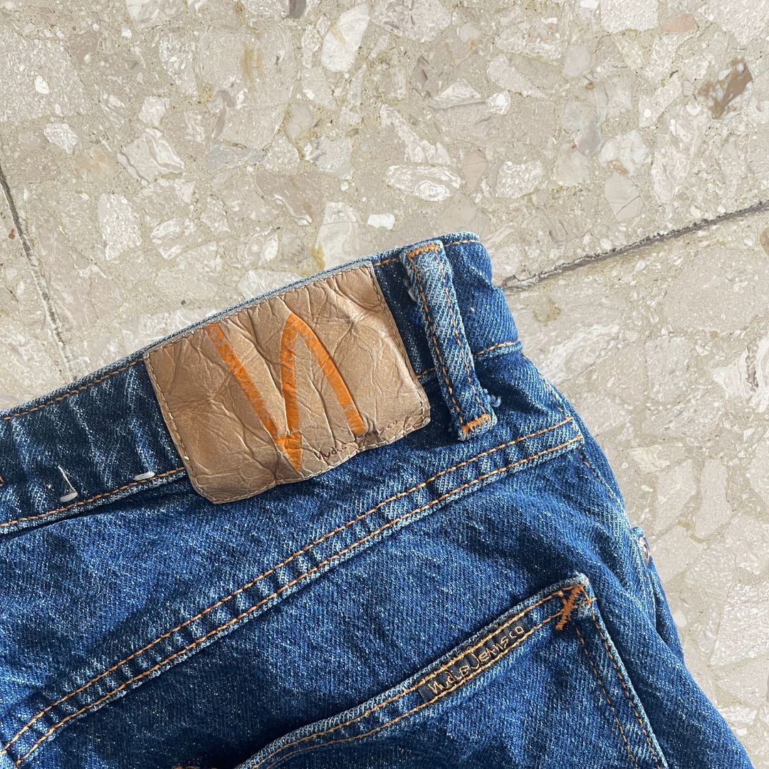 The Perfect Nudie Jeans with a Red Flame
