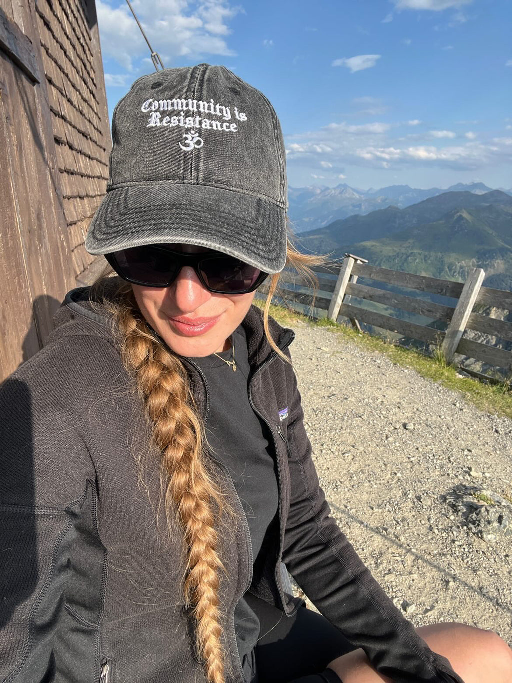 Community Is Resistance Embroidered Vintage Cap