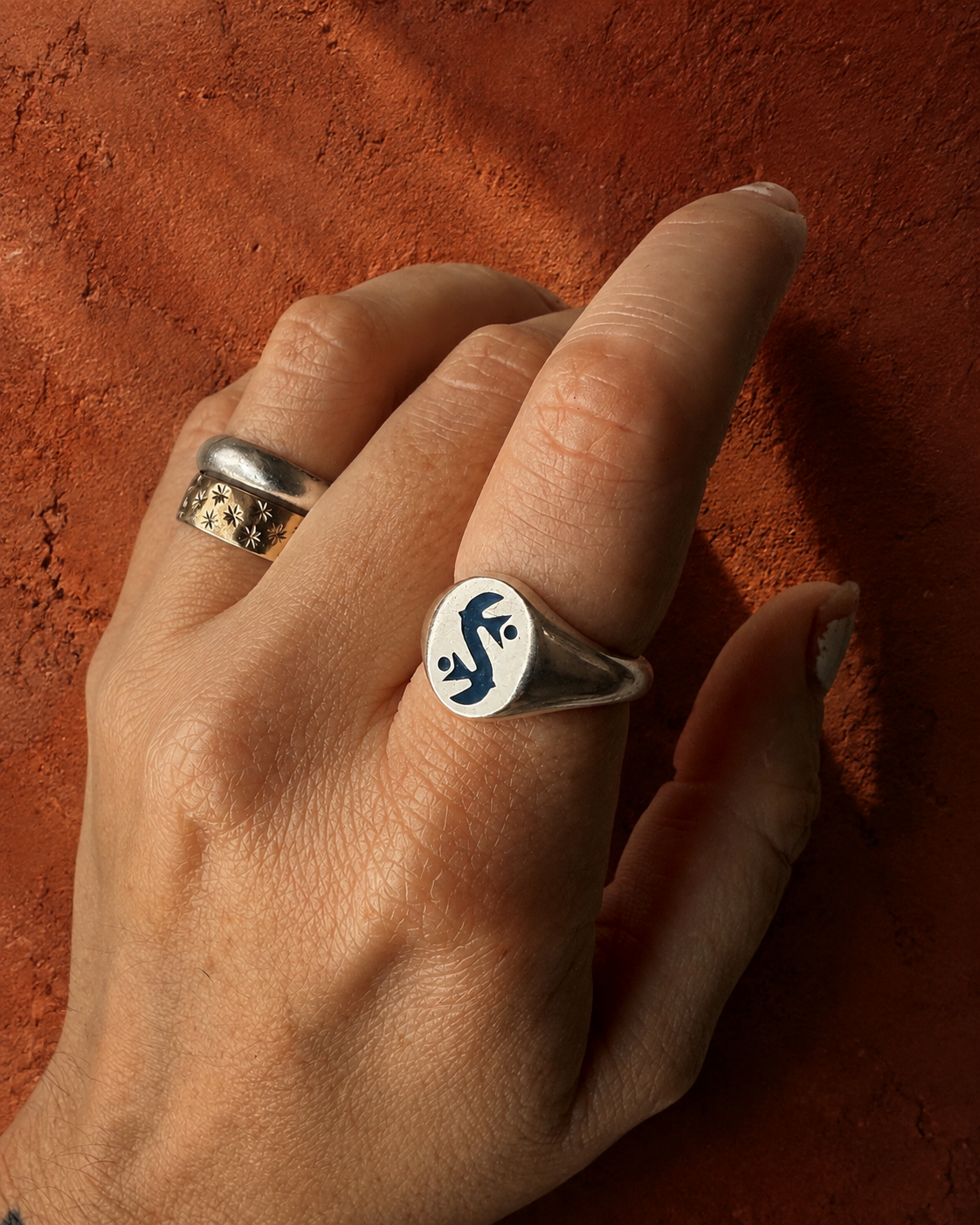 Birds of a Feather Signet Ring