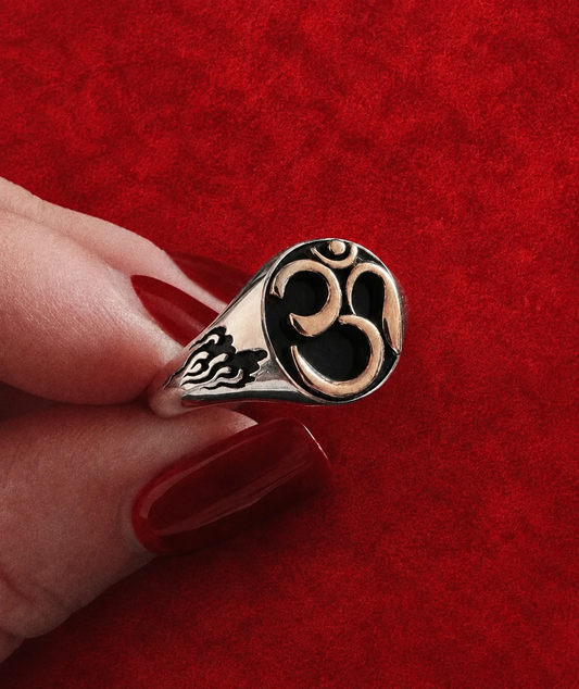 The Om Sun Temple Signet Ring
