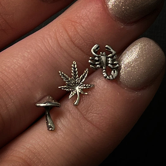 "Mary Jane" Stud Earrings