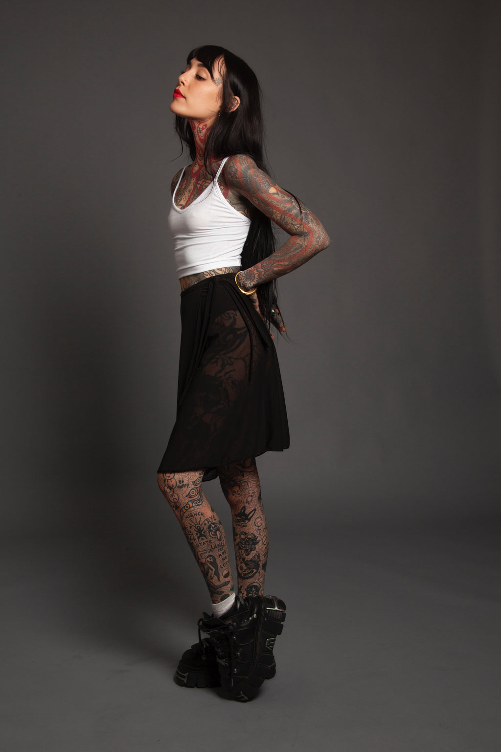 Sheer Ballerina MIDI Skirt