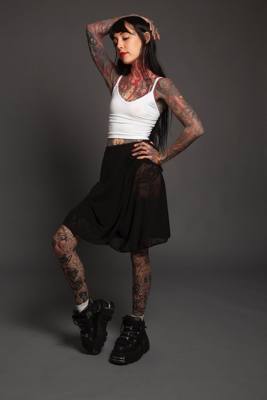 Sheer Ballerina MIDI Skirt