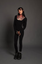 Form Fitting Jumpsuit With Thumbholes