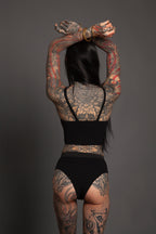 All Black Underwear Set