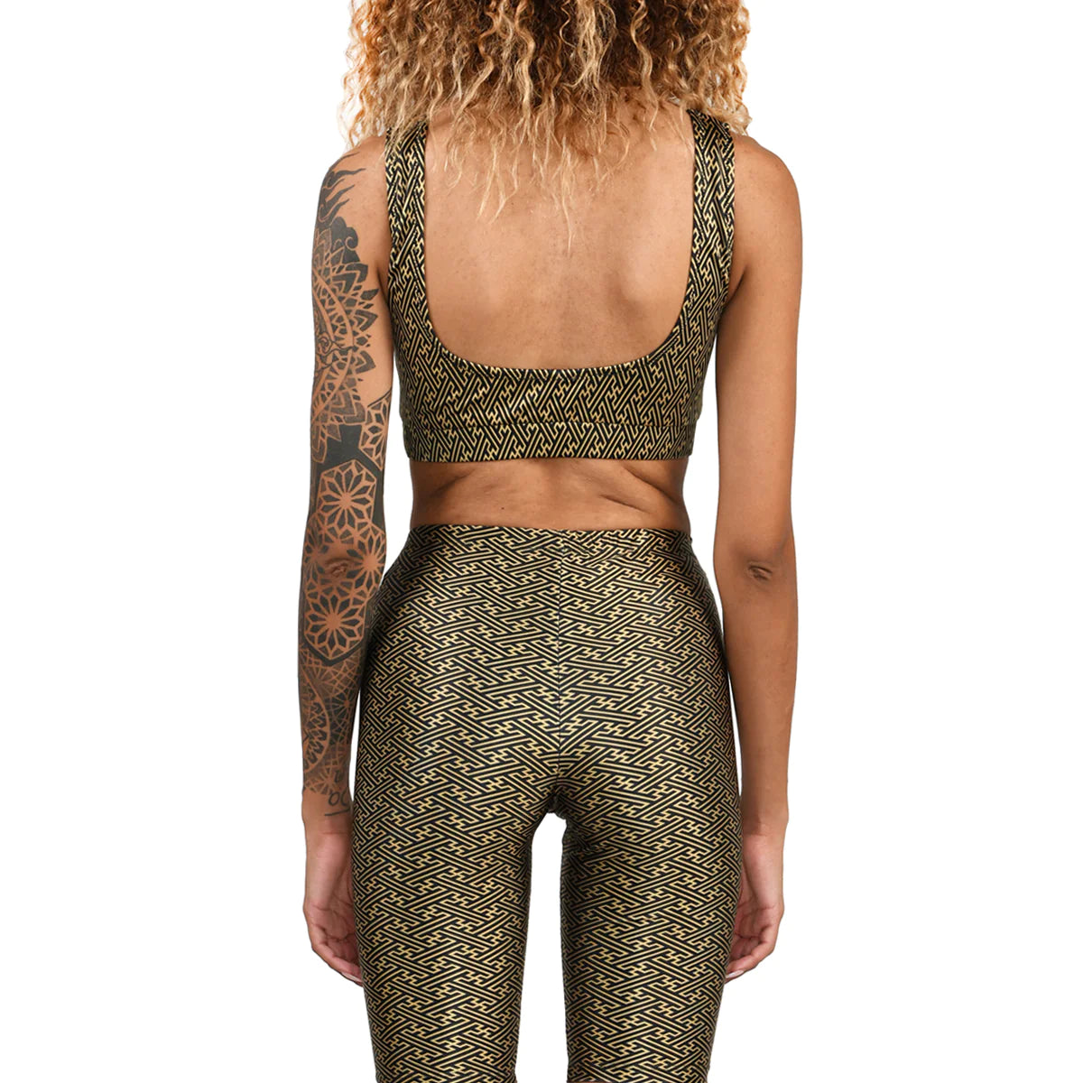 The Geometry Series Leggings (Gold)