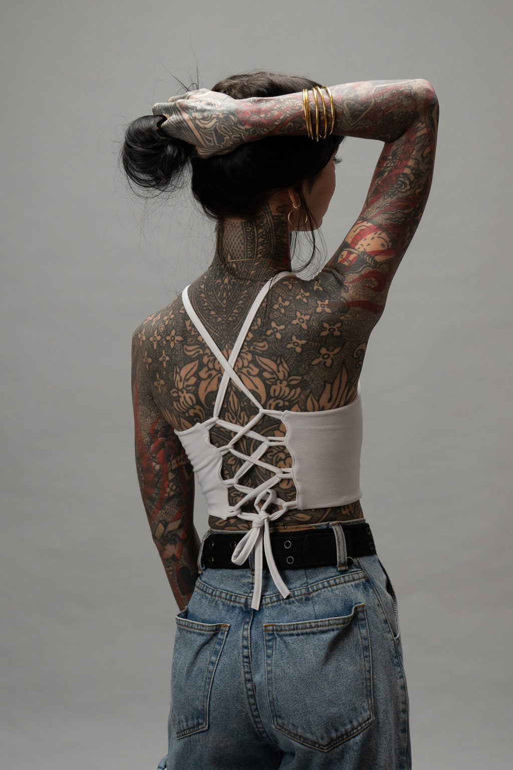 Racer Vest Top (White)