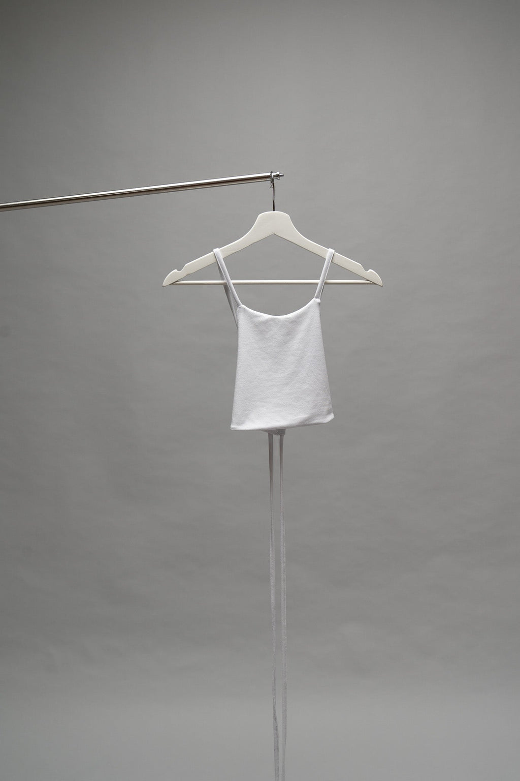 White Halter Cross Back