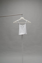 White Halter Cross Back