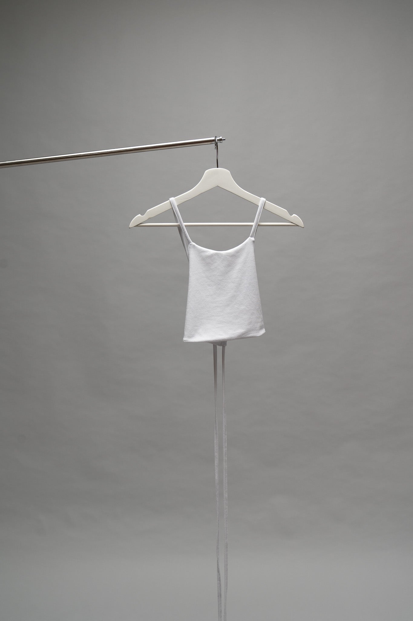 White Halter Cross Back