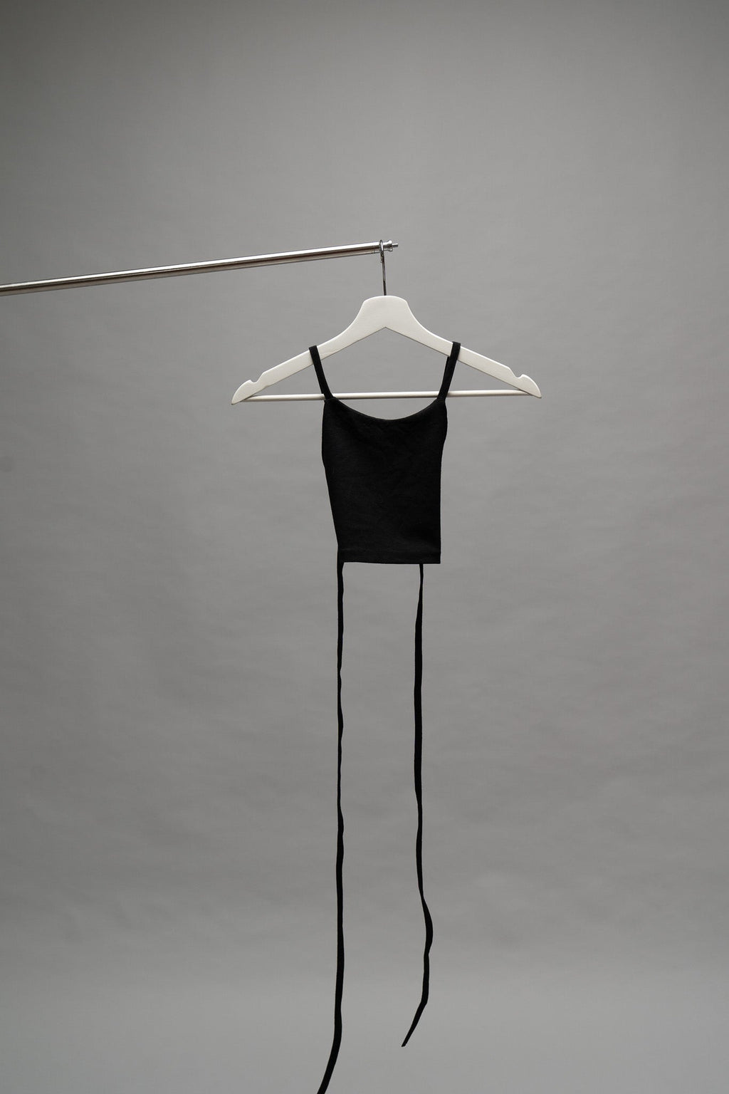 Black Halter Cross Back