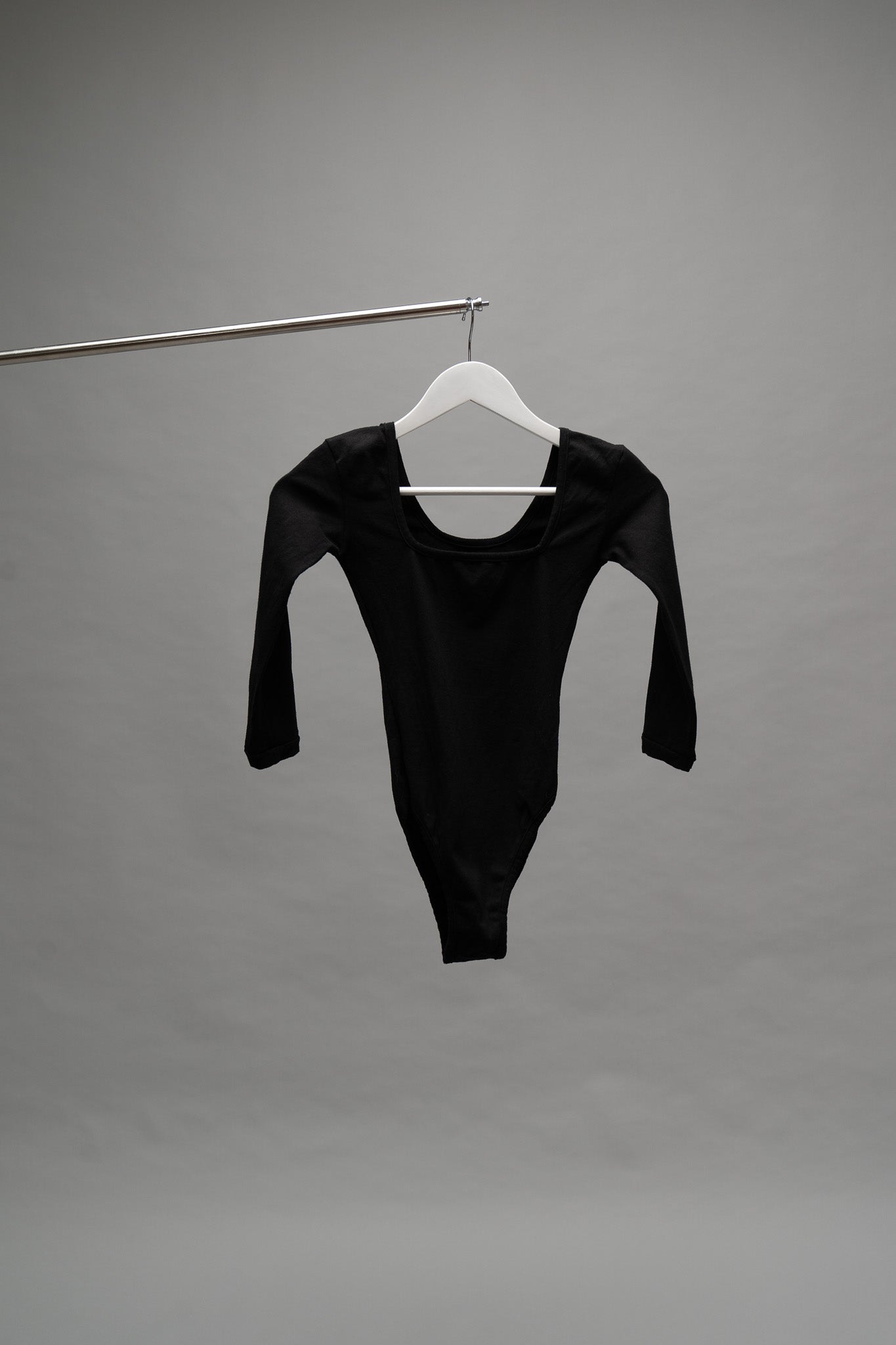 Black 3/4 Sleeve Leotard