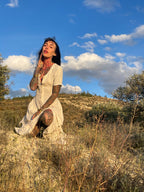 In Bloom Dress (Off White)