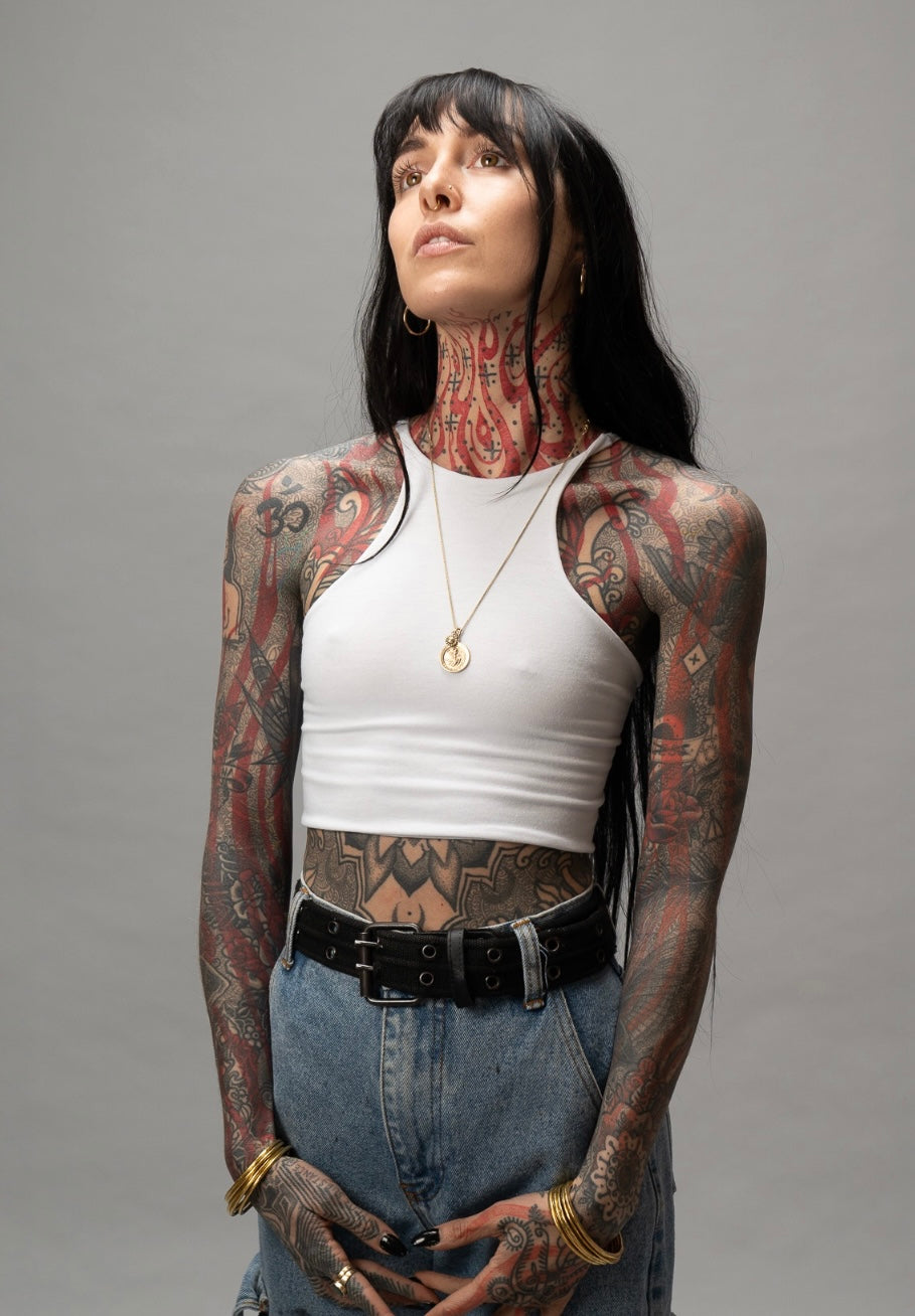 Racer Vest Top (White)